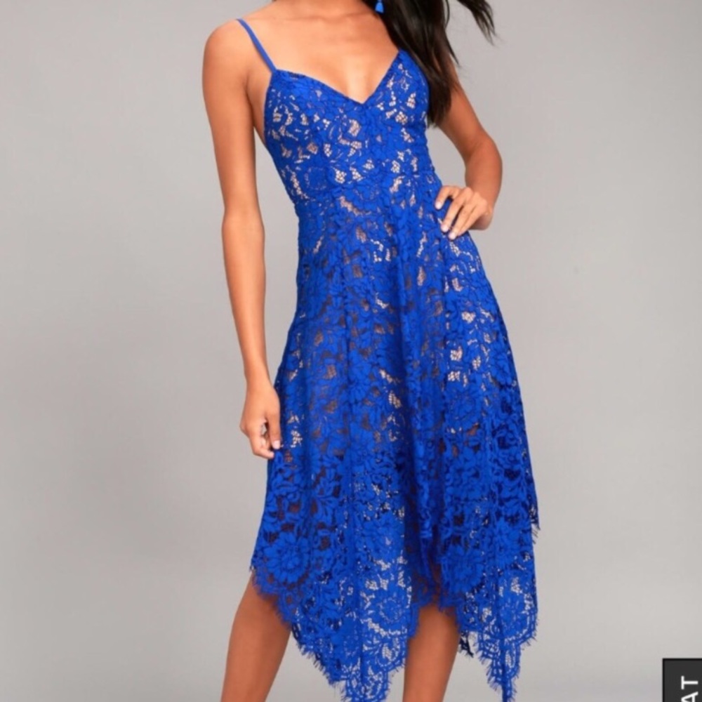 Lulus blue dress